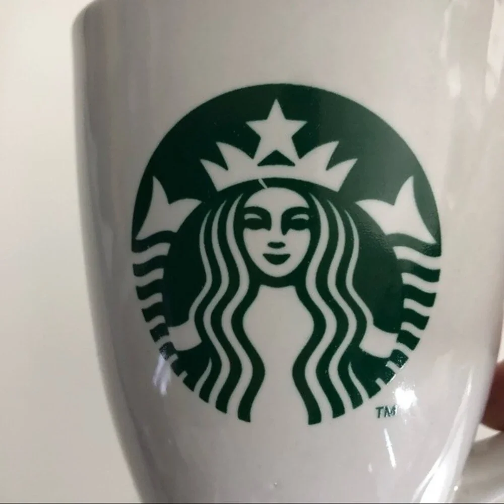 STARBUCKS Logo Mug White Ceramic 16oz Microwave Dishwasher Safe 2011